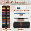 VICHOS 48 Professional Colouring Pencils, Colouring Pencils Set with Rolling