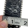 Kmart Studded Rocker Pop Punk Black Silver Belt Wide Small