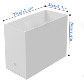 Toowood A4 Suspension File Box，Hanging File Frame，Sturdy Desktop File Organizer for Office & Home