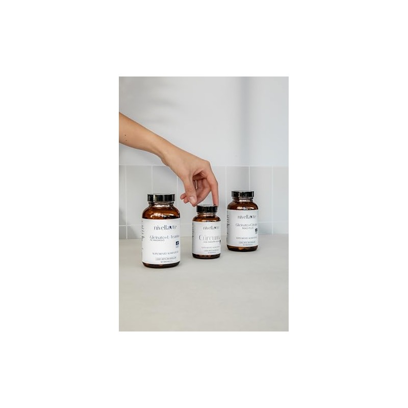 Nivellate - Cúrcuma con Pimienta Negra | Suplemento Alimenticio Natural