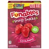 Funables Fruit Snacks, Strawberry Fruit Flavored Snacks, 0.8 Ounce Pouches