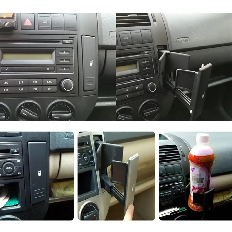 YUCKMZ Car Drink Holder Insert Compatible with VW Polo 9A