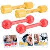 Gogogmee 2-Pair Wooden Kids Exercise Dumbbells Small Hand Weights for