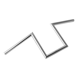 CUSTOM CHROME CCI 10" Rise 1" Fat Z-Bar Handlebar Fit For Harley-Davidson Honda Yamaha Suzuki Kawasaki Triumph Most Chopper Cruisers Bobber Bike Cafe Racer