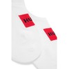 HUGO Women's Trainer Socks (Pack of 2), White100