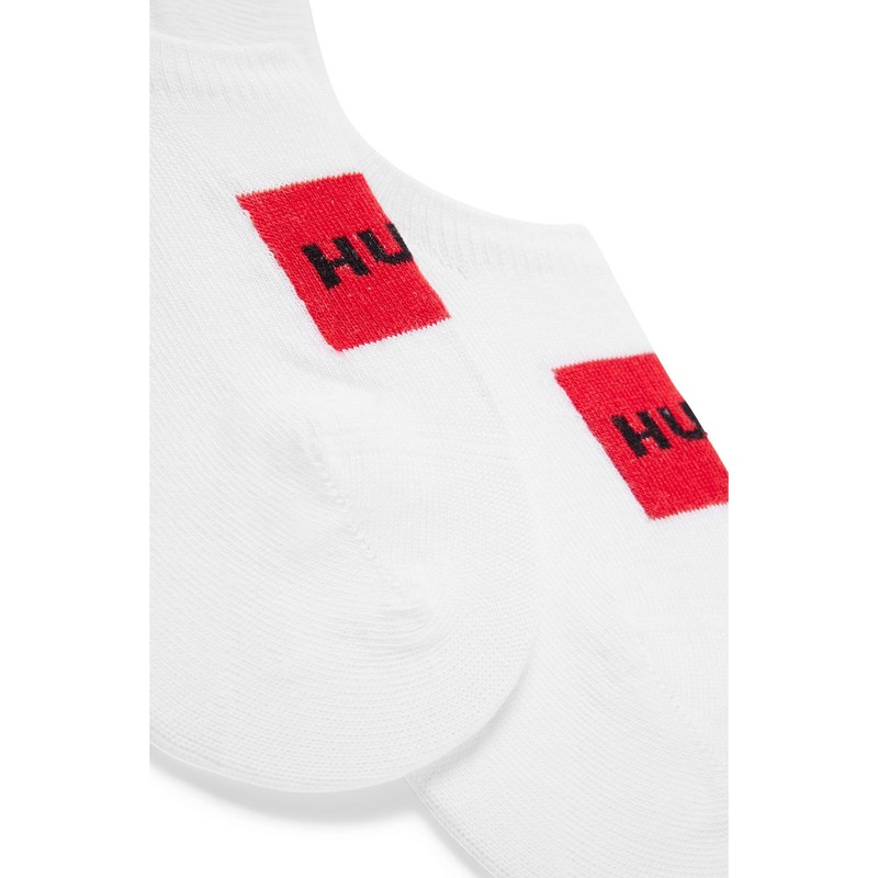 HUGO Women's Trainer Socks (Pack of 2), White100