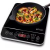 LP LIVING PLUS 1800W Electric Induction Cooktop Countertop Burner, 3