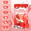 Peelable Gummy Candy Intense Strawberry Fruit Chewy Gummy Snack Low