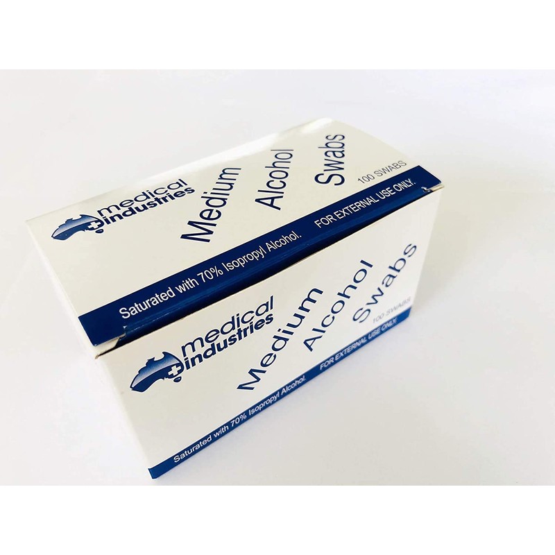 Alcohol Swabs Prep Pads Wipe Cleanser Medical Swabs 100Pcs/box