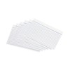 5 Star Record Cards, Flashcard, Revision Cue Card Ruled Both Sides 6x4in 152x102mm White [Pack of 100] (1)