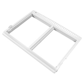 ECOTRIC 240364787 Crisper Pan Cover with Frigidaire Refrigerator AP4432913 240364714 240364725 240364794 1512532 Crisper Drawer Cover Shelf Frame W/O Glass White