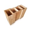 SplashSoup Bamboo Expandable Cooking Utensil Kitchen Tool Holder | Natural