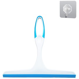 Shine Squeegee for Shower,Hand Held Rubber Glass Shower Squeegee, with Hanging Hole Squeegee for Shower, Glass Door, Car Windows,Multifunctional Squeegee Tool