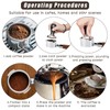 51mm Bottomless Portafilter, AolKee Reusable Coffee Strainholder, 51mm Three Ear