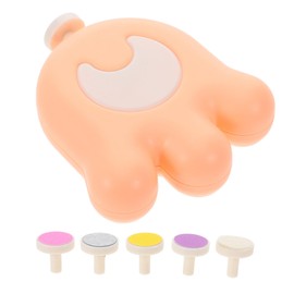 FRCOLOR Nail Trimmer Electric Kit Safe Nail Clippers with Grinding Heads for Newborns Low Noise Design for Peaceful Grooming Multifunctional Pink