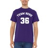 Custom Sports Team Jersey Your Name and Number T-Shirt Large