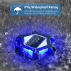 CREPOW Solar Dock Lights Driveway Deck Lights - 8 Packs