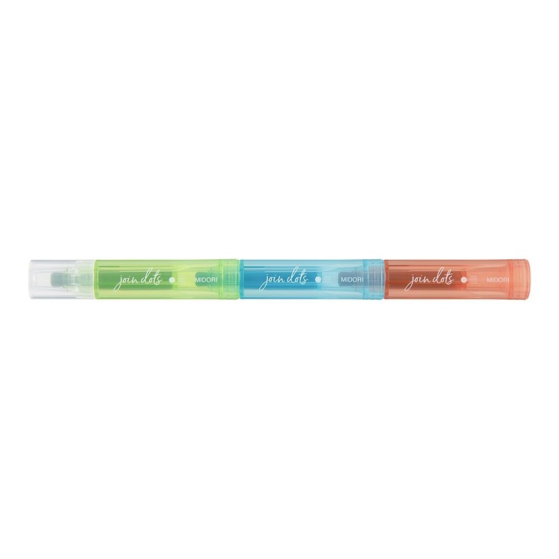 Midori 38135006 Joint Dots 3 Color Linking Bright Rollerball Pen
