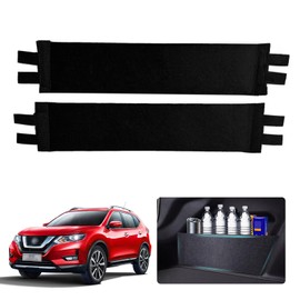 Frencstr Rear Trunk Organizer Side Divider Sticker fit for 2021-2025 Nissan Rogue Trunk Side Storage Baffle Partition Board for Rogue Accessories 2PCS