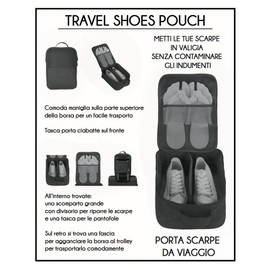 Inter, Unisex Adult Shoe Holder, Black, One Size, Black, Standard