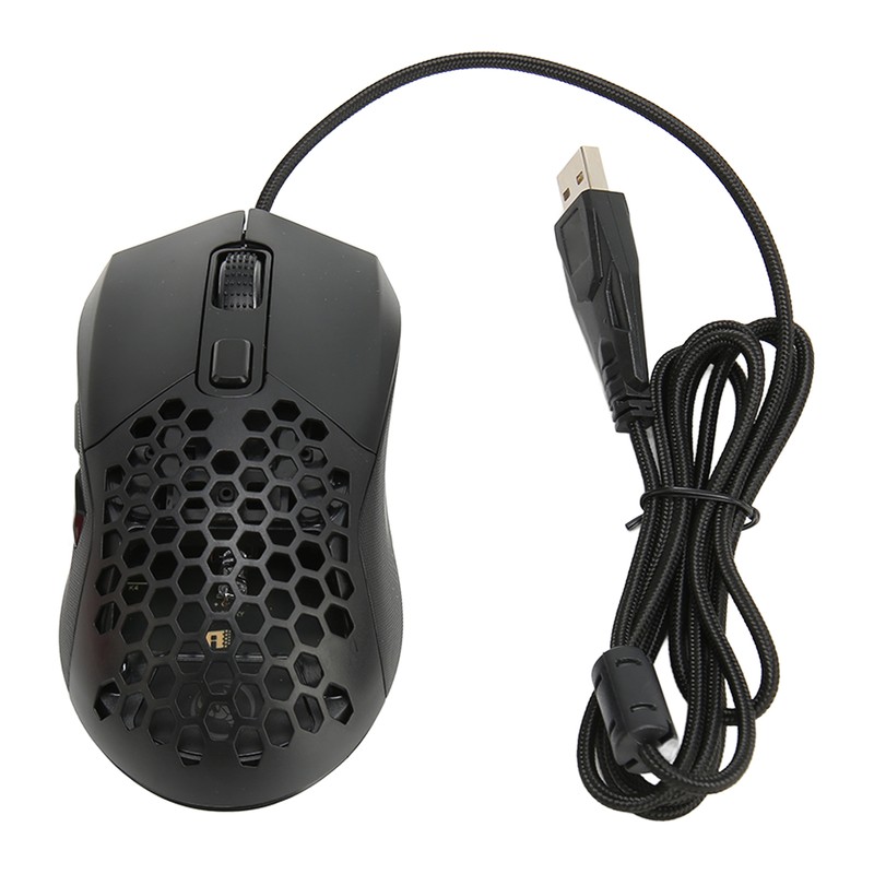 Honeycomb Gaming Mouse RGB Backlight 6 Programmable Buttons 7200 DPI