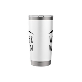 Wander Woman, Mountains, Hiking, Hiker Gift Stainless Steel Insulated Tumbler