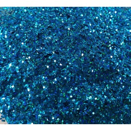 Vintage Paint Marlin Blue Tri Holographic Metal Flake Glitter 0.030 .030 Resin Epoxy Tumbler - 4 oz with Shaker Jar