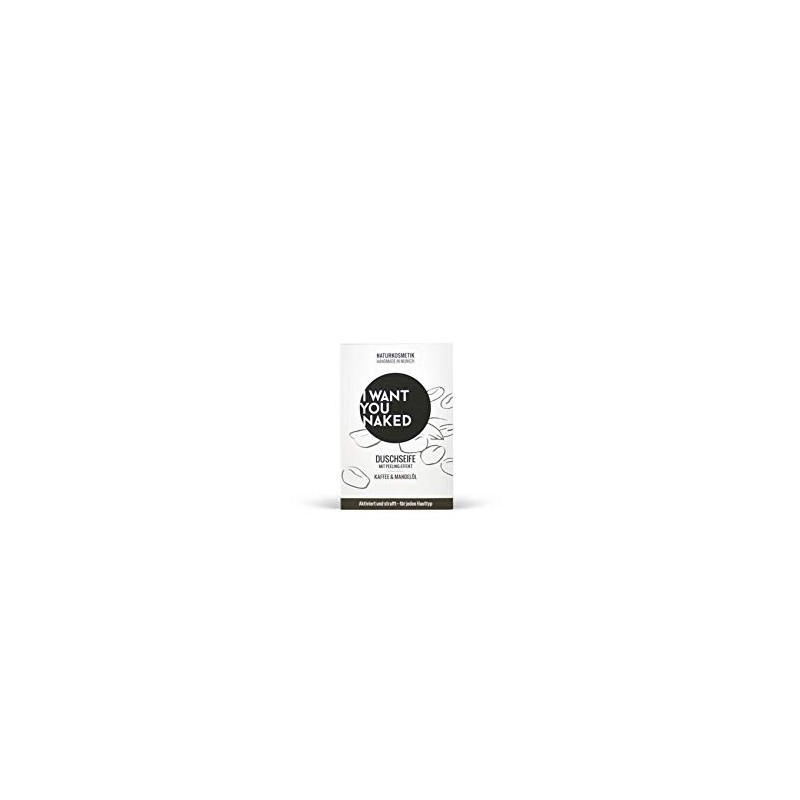 I Want You Naked Natural Soap Coffee and Almond Oil,