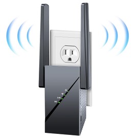 2025 WiFi Extender Signal Booster, AX3000 WiFi 6 Range Extender, Cover up to 15k sp.ft, 3Gbps Faster Speed, Wireless Internet Repeater with Gigabit Ethernet Port, Mesh WiFi and Quick Setup