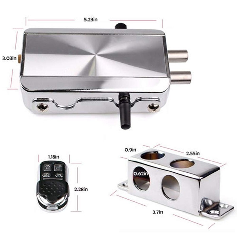 Remote Control Door Lock, Smart Wireless Anti-Theft Lock, Keyless Entry