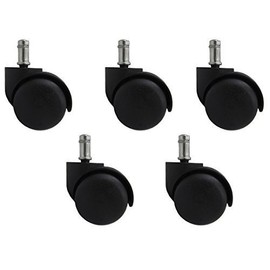 BiMi New 5 x 50mm Office Chair Swivel Castors