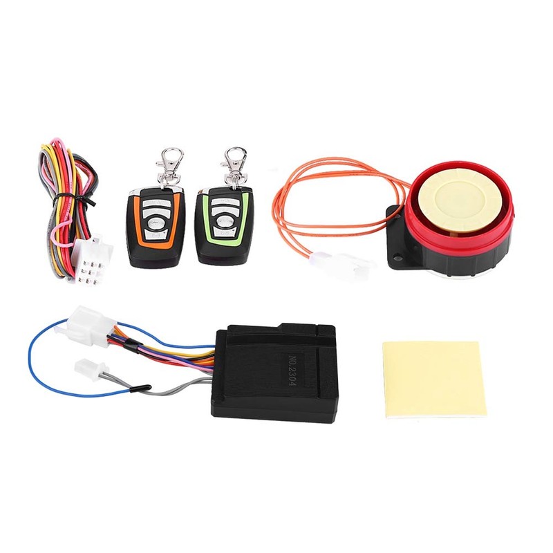 Motorcycle alarm systems, anti-theft device, motorcycle theft warning system, remote