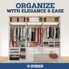 Zober Black Wooden Hangers - 20 Pack, Heavy Duty, Non
