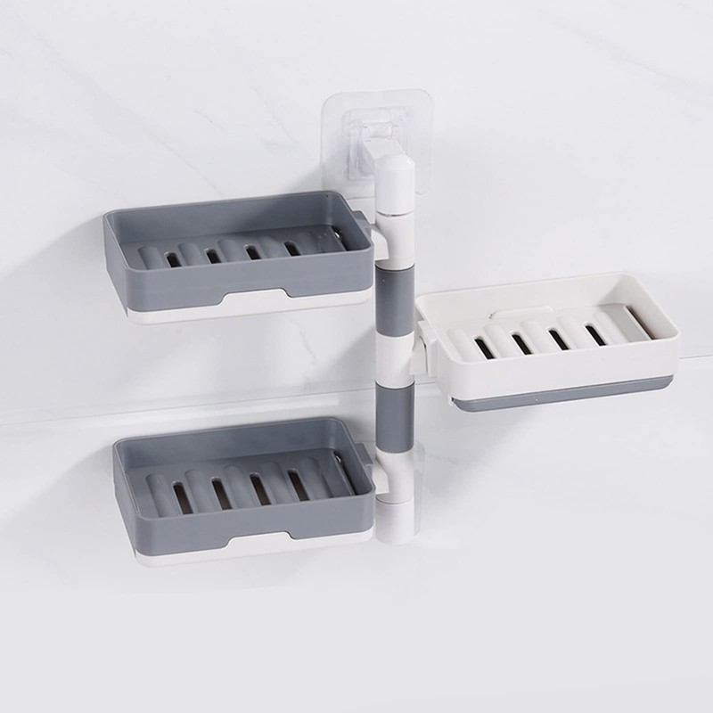 CHEOTIME 3 Tier Soap Dish Holder, Wall Mounted Soap Box