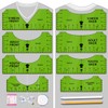 Vowlove Tshirt Ruler Guide for Vinyl Alignment: T Shirt Ruler
