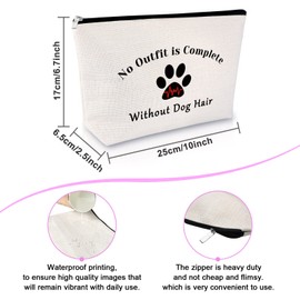Dogs Lover Gift for Women Makeup Bag Veterinarian Gifts Vet Tech Appreciation Gift Cosmetic Bag Animal Rescuer Gift Dog Owner Gift Thank You Gift Ideas Birthday Gift for Her Travel Cosmetic Pouch