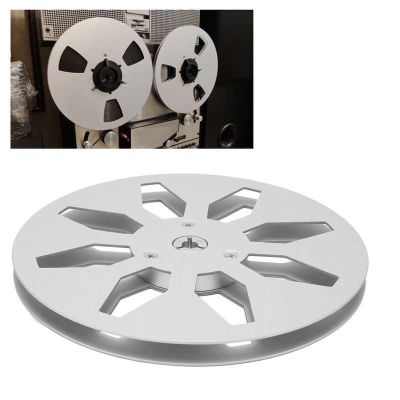 1/4 7 Inch Empty Tape Reel Aluminum Alloy 8 Hole