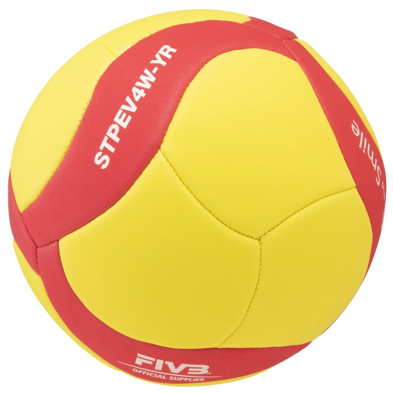 MIKASA STPEV4W-YR Smile Volleyball No. 4 (for elementary and middle
