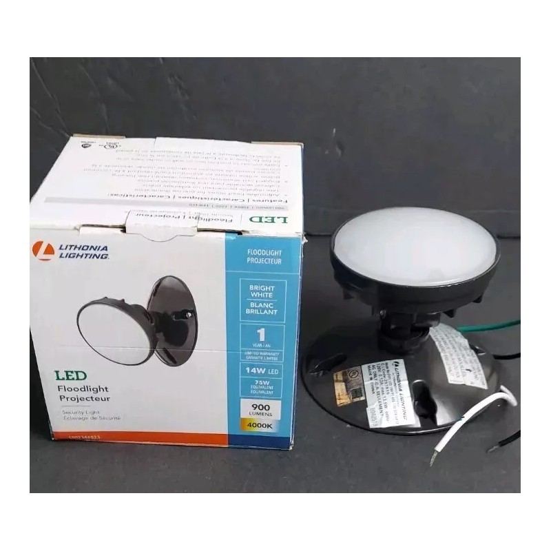 Lithonia Lighting Integrated LED Round Single Head Wall Mount Flood
