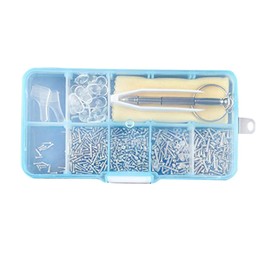 KOMBIUDA Self-repairing Glasses Kit Screws Eyewear Maintenance Tool All Glasses Easy to Install Eyeglass Repair Accessories