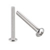 sourcing map Machine Screws, M3x25mm Phillips Screw, 304 Stainless Steel,