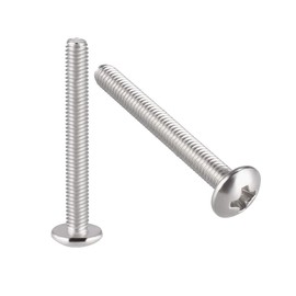 sourcing map Machine Screws, M3x25mm Phillips Screw, 304 Stainless Steel, Fasteners Bolts 20Pcs