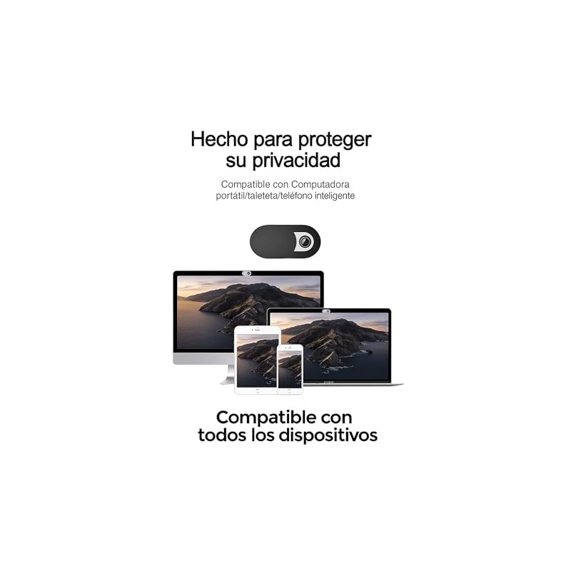 15PCS Webcam Cover, Protección Deslizante de Cámara Web para Privacidad