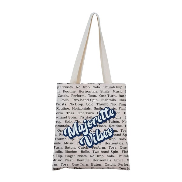 MNIGIU Majorette Vibes Tote Bag Baton Twirler Gift Twirler Team