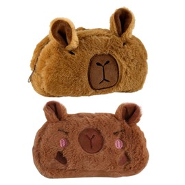 Kapibala Pencil, Capybara Pencil, Plush Pen Case, Capybara Supplies, Capybara Bag, Gift for Children, Pack of 2