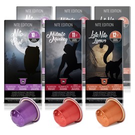 240ct Variety Nespresso Original Machine Compatible Pods - Aluminum Espresso Coffee Capsules Intensity 10 11 12 like Palermo Kazaar Dharkan Ristretto Nespresso Pods