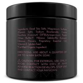 Mineral Sea Salt Soak - Gardenia 16oz (453gr)