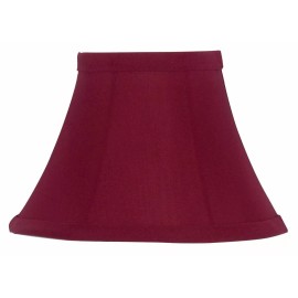 Upgradelights Red Bell 6 Inch Chandelier Lamp Shade Mini Clip on Shade