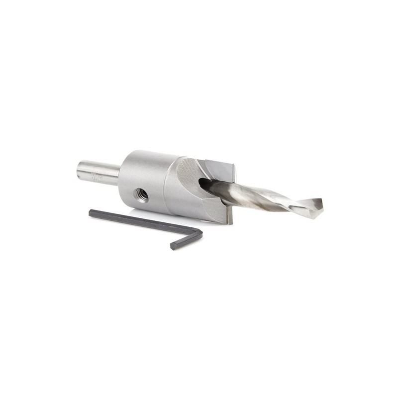 Amana Tool 55141 Carbide Tipped Shankless Counterbore with Slow Spiral