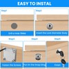 SDTC Tech Drawer Lock with Keys and Matching Screws for